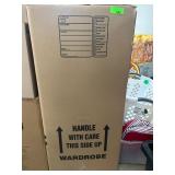 Wardrobe Box with Clothing and Footwear