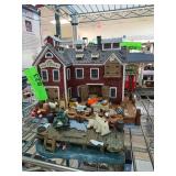 Handcrafted Model of Rustic Fish Cannery