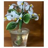 Handcrafted Glass Floral Tree from Portugal