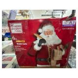 Home Accents Holiday Animated Wishlist Santa