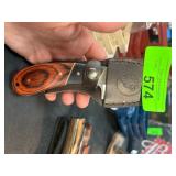 Timber Wolf Fixed Blade Knife with Leather Sheath