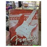 Fender Guitars & Amplifiers Metal Sign