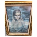 Framed Print by Vinciata in Shades of Blue