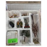 Christmas Village Accessories in Foam Tray
