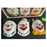 Vintage Clown Masks with Original Box