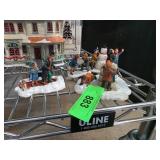 Winter-Themed Figurine Set Featuring Snow Scenes