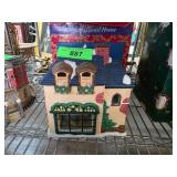 Holiday-Themed Lighted Ceramic House