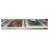 Abstract Colorful Art Pastels