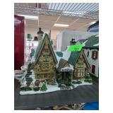Lighted Christmas Village Building