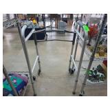 Aluminum Folding Walker With Wheels