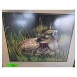 Limited Edition Deer Print by Qua Signed