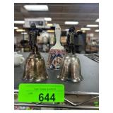 Three Decorative Hand Bells
