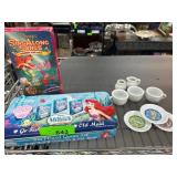 Vintage Disney Lot: Sing-Along Songs, Card Game Se