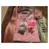 Men's Pink Dress Shirt with Accessories
