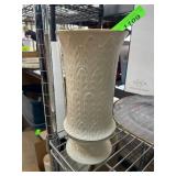 Lenox China Autumn Leaf Vase with 24K Gold