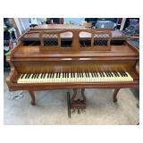 Wm. Knabe & Co. Baby Grand Piano in Wood Finish