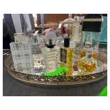 Perfume Bottles With Tray