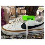Nike Low-Top White Sneakers, Size 10.5