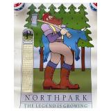 NorthPark Paul Bunyan Advertising Poster