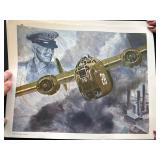 1985 R. Sherry Airplane Artwork Print