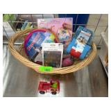 Basket of Toys and Activity Items