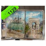 Illustrated Playing Cards in Case