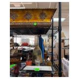 Decorative Home Goods Lot with Vase and Tray