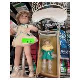 Porcelain Doll Pair with Accessories