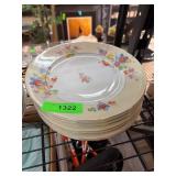 7 Floral Pattern Plates by Rosenthal