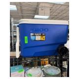 Igloo Blue Cooler with Wheels and Handle