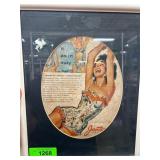 Framed Janzen Advertisement Print