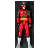 Red Power Ranger Action Figure with Markings