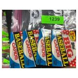 4 Topps Big Baseball Cards Packs