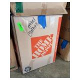 Clothes in Large Cardboard Box