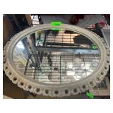 Vintage Turner Oval Wall Mirror