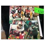 Four 1990s Football Trading Cards