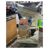 Rectangular Tabletop Mirror with Stand