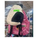 Crayola Pink Glitter Backpack with Panda Plush