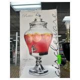 Partica Glass Beverage Dispenser with Lid