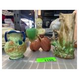 Three Vintage Ceramic Decorative Pieces