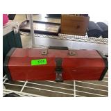 Metal Toolbox With Assorted Tools