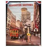 Vancouver Gastown Street Scene Poster