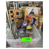 Box Lot with Toys and Costume