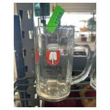 Two German Beer Stein Glasses