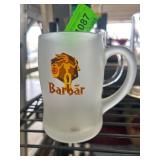 Barbar Frosted Glass Beer Mug