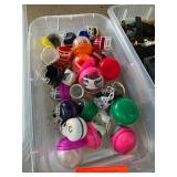Miniature Football Helmets in Capsules