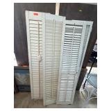 Four Wooden Shutters in Two Sizes