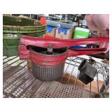 Metal Potato Ricer and Table-Mounted Grinder