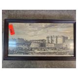 Framed Print of Bastille de Paris Scene