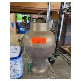 Brass Vase with Weighted Base